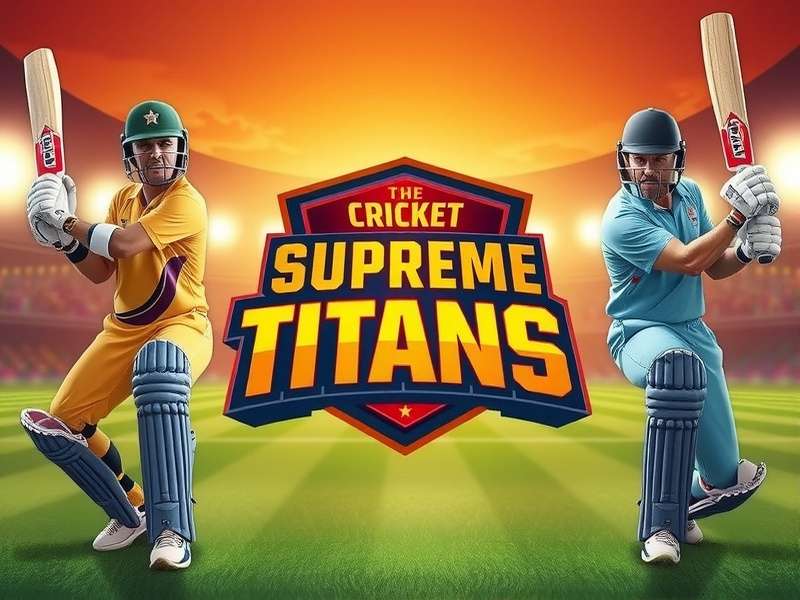 Cricket Supreme Titans Game Banner